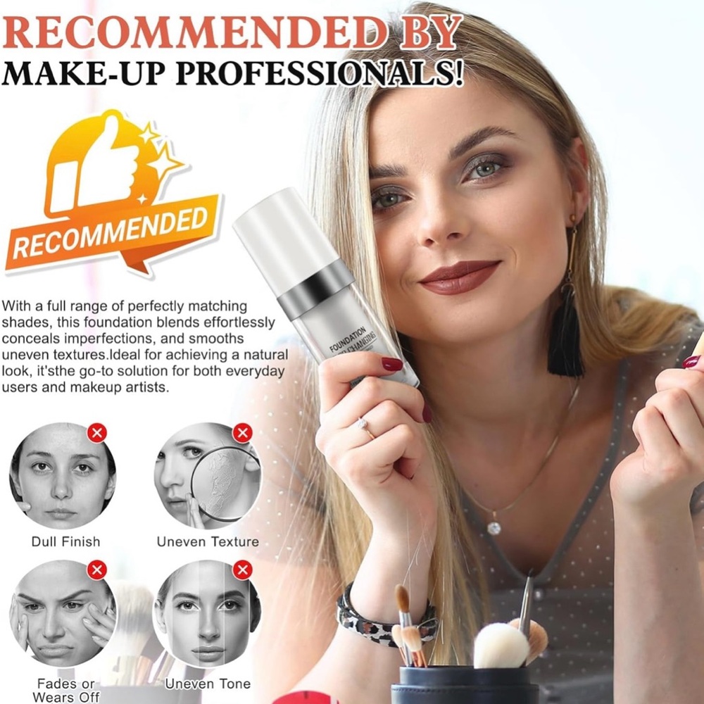 Color Changing Foundation - Cream - Picture 7 of 9